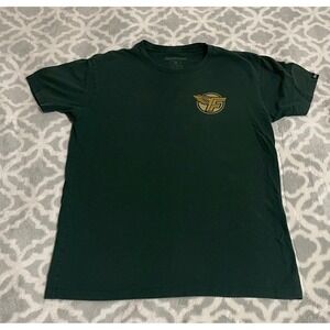 Fasthouse Speed Cycles Mens T-Shirt Medium Forest Green Graphic Racing Tee